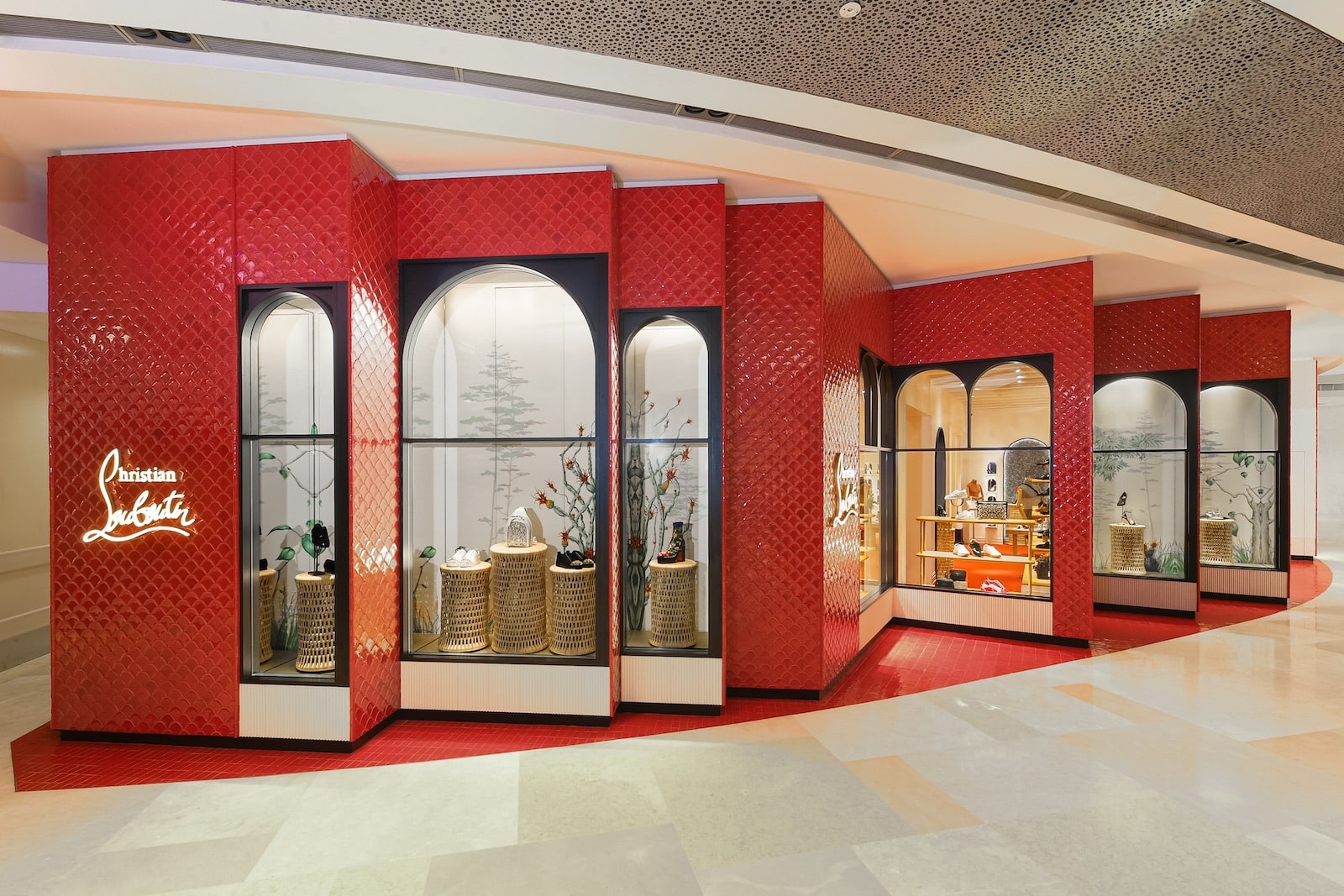 Christian Louboutin boutique Brings Summer Vibes to ION Orchard