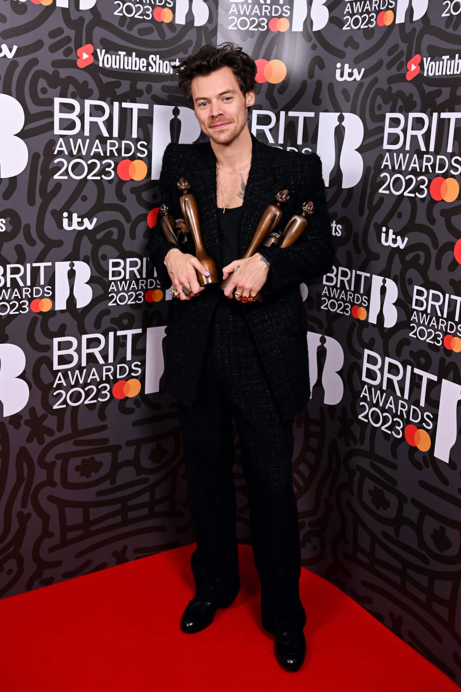 Harry Styles Brit Awards 2023 Sequin Jacket