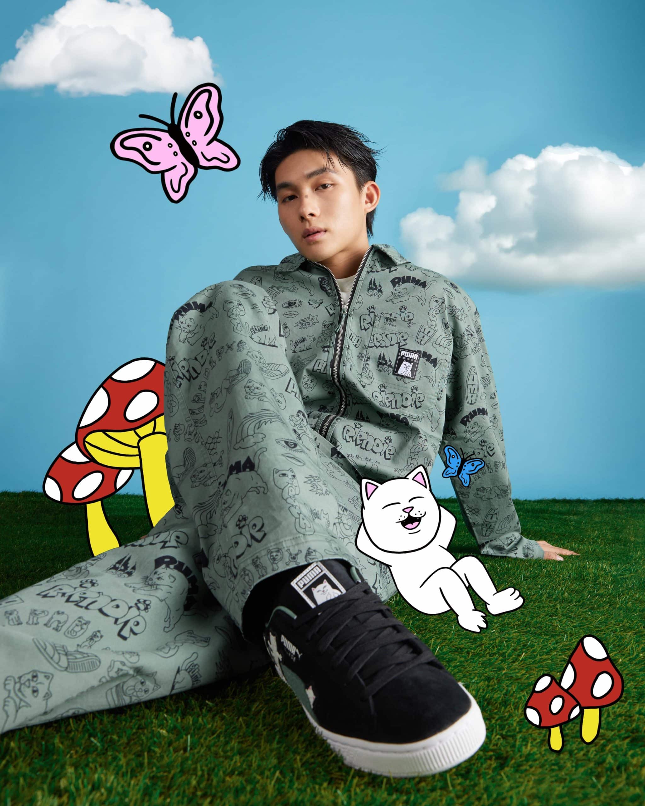 Puma x RIPNDIP Logo Graphic Sweatpants